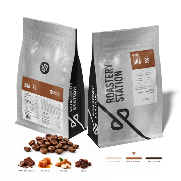 Roastery Station Roasted Beans -Brazil Fazenda IP Natural - 1 Kg