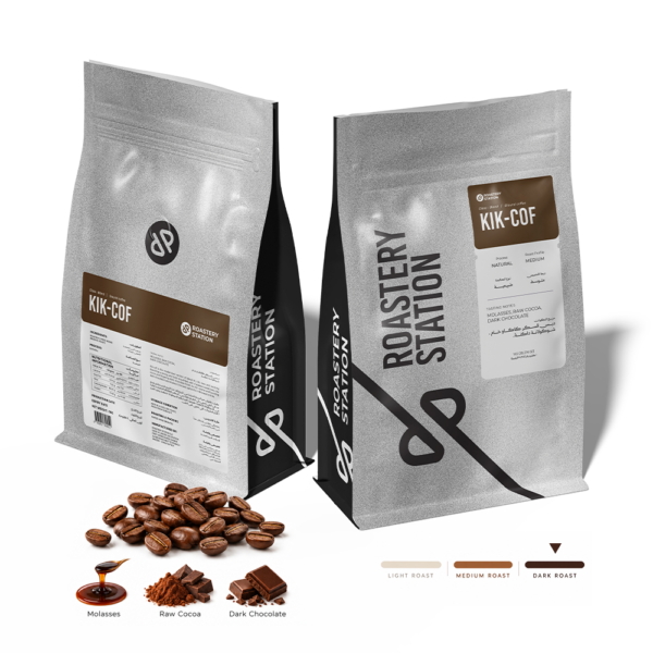 Roastery Station Roasted Beans -KIK-COF Blend- 1Kg